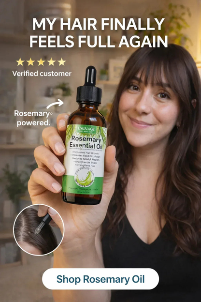 Rosemary Hair Growth Oil + Scalp Massager – 2.02 fl oz | For Hair, Brows, Lashes & Skin - NOORWA