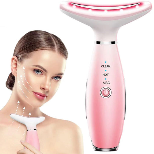 NOORWA 3-in-1 face neck massager thermal microcurrent Canada
