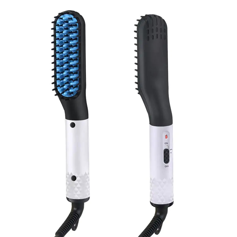 Hair Straightener Comb Brush - Multifunctional Electric Hot Comb for Beard & Hair