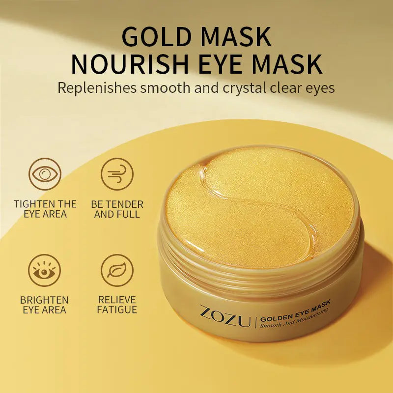 60pcs Gold Eye Mask for Hydrating and Anti-Aging