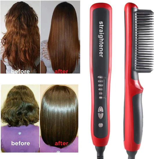 Hair Straightener and Styling Comb Tool