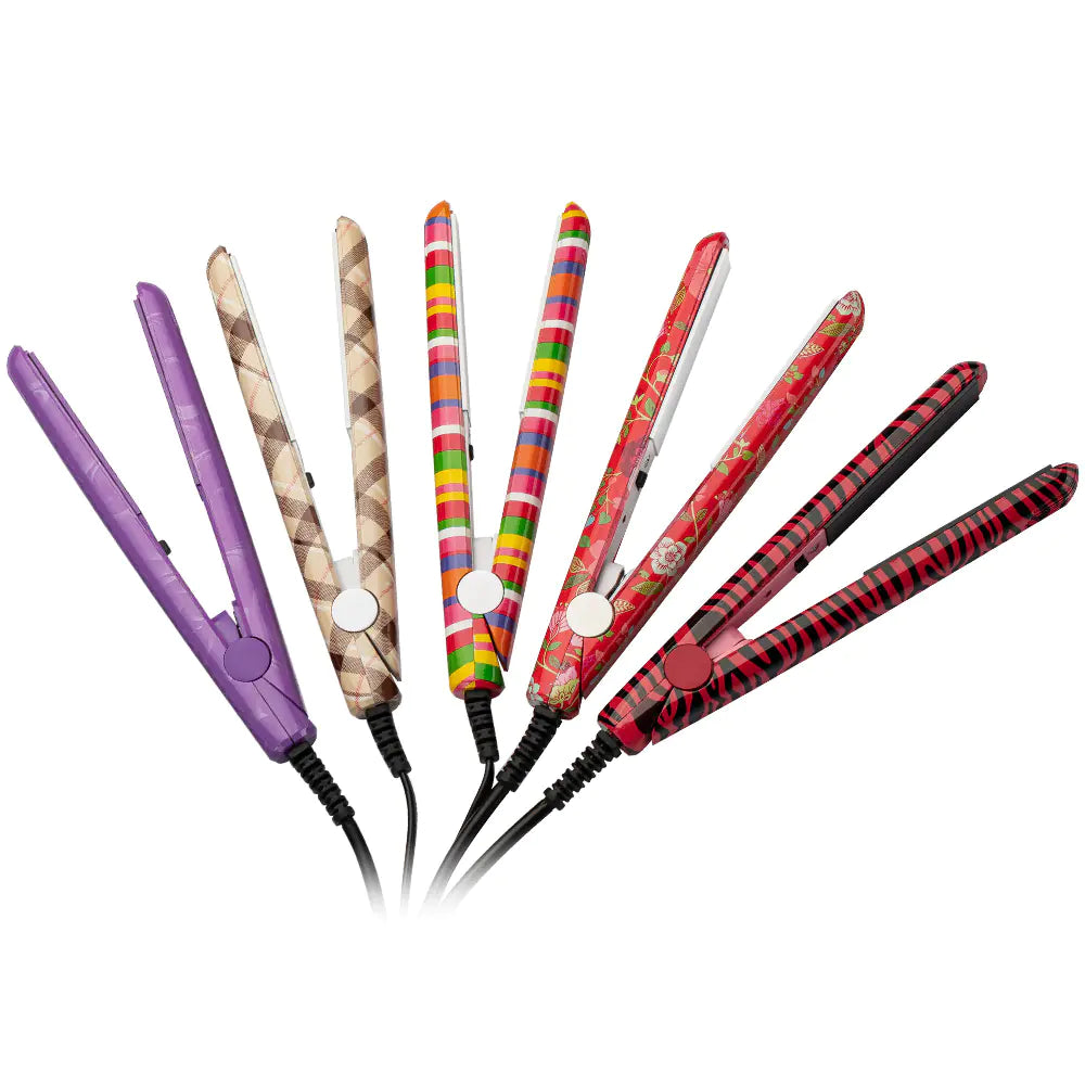 Mini Portable Hair Straightener and Curler Device