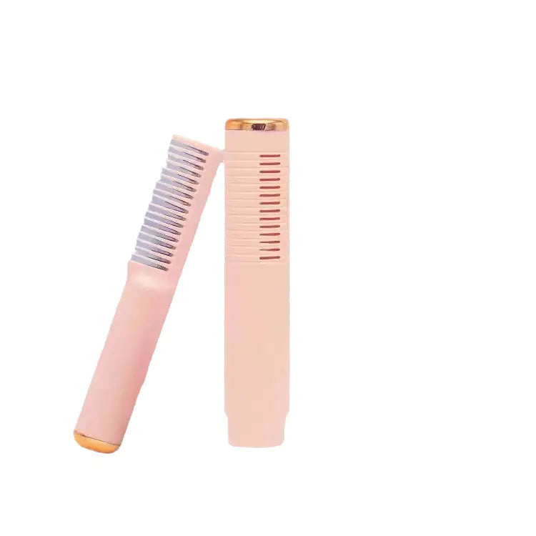 Cordless Ionic Hair Straightener and Curler Comb