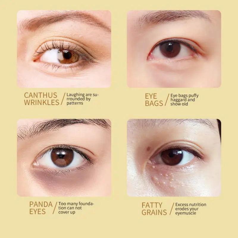 60pcs Gold Eye Mask for Hydrating and Anti-Aging