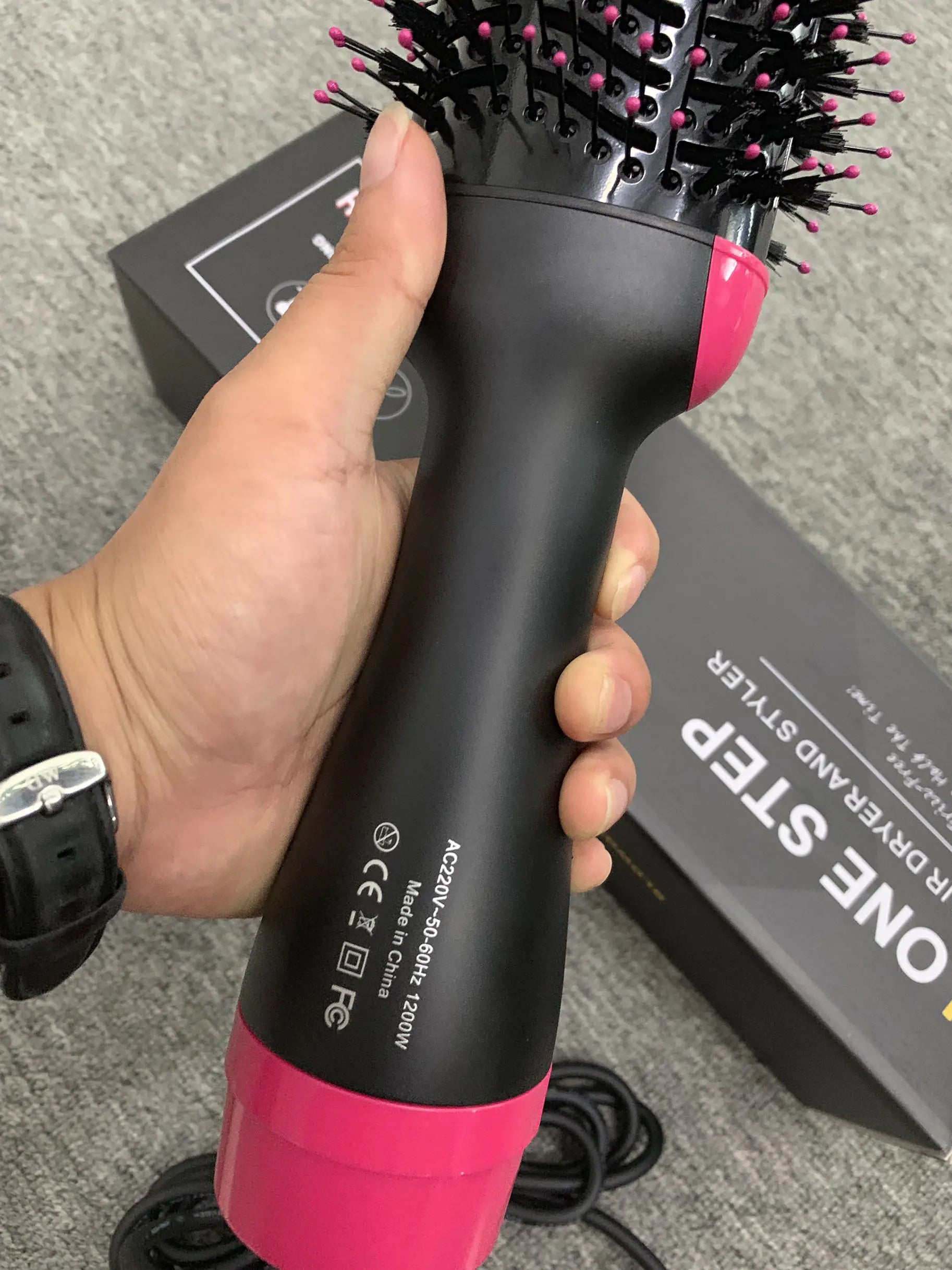 Curling Hair Dryer, Ionic Straightener, Infrared Hot Comb