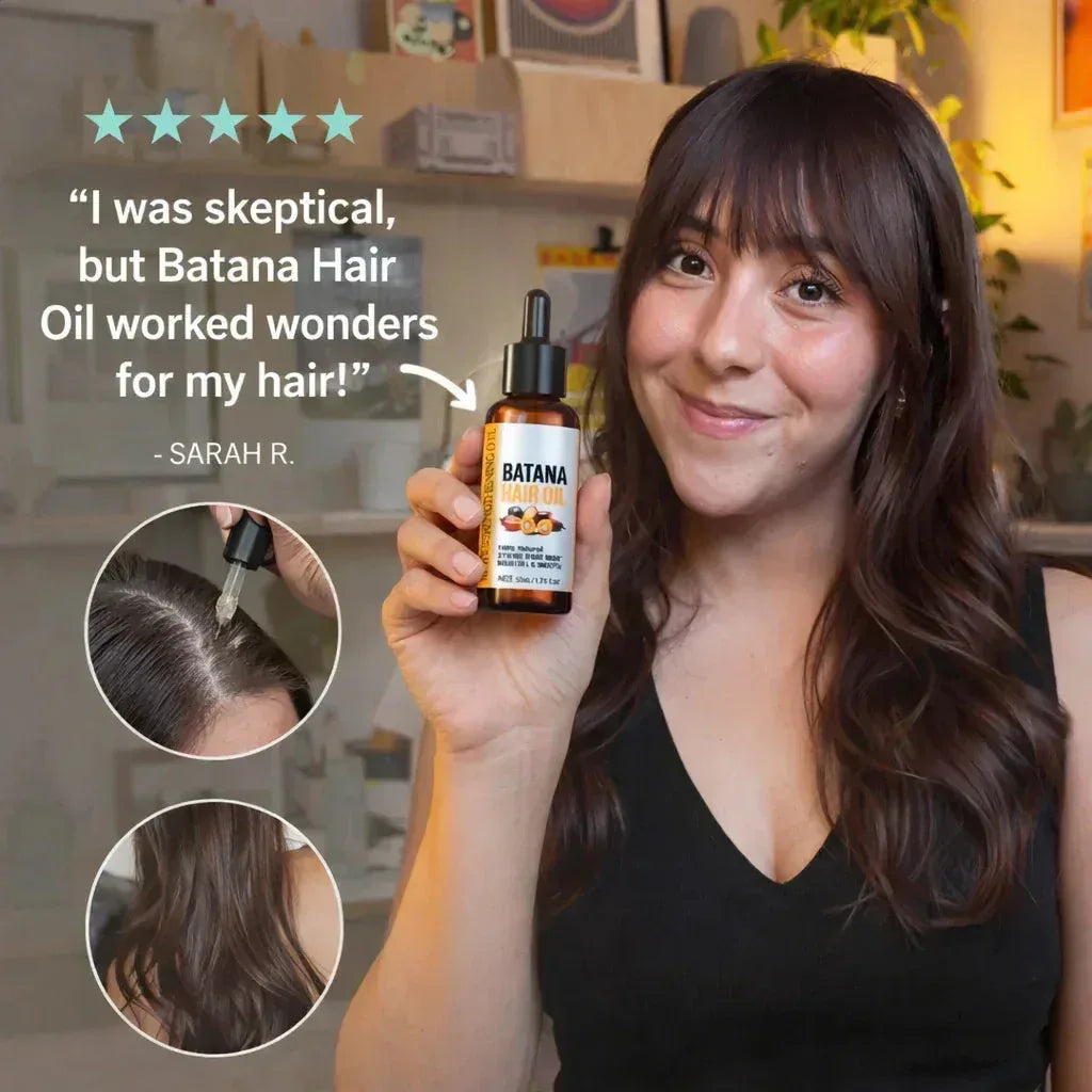 Mysense Batana Natural Hair Growth Oil with Organic Castor & Coconut Oils for Women and Men Moisturizing & Strengthening Serum for Scalp & Hair Care - www.noorwa.com