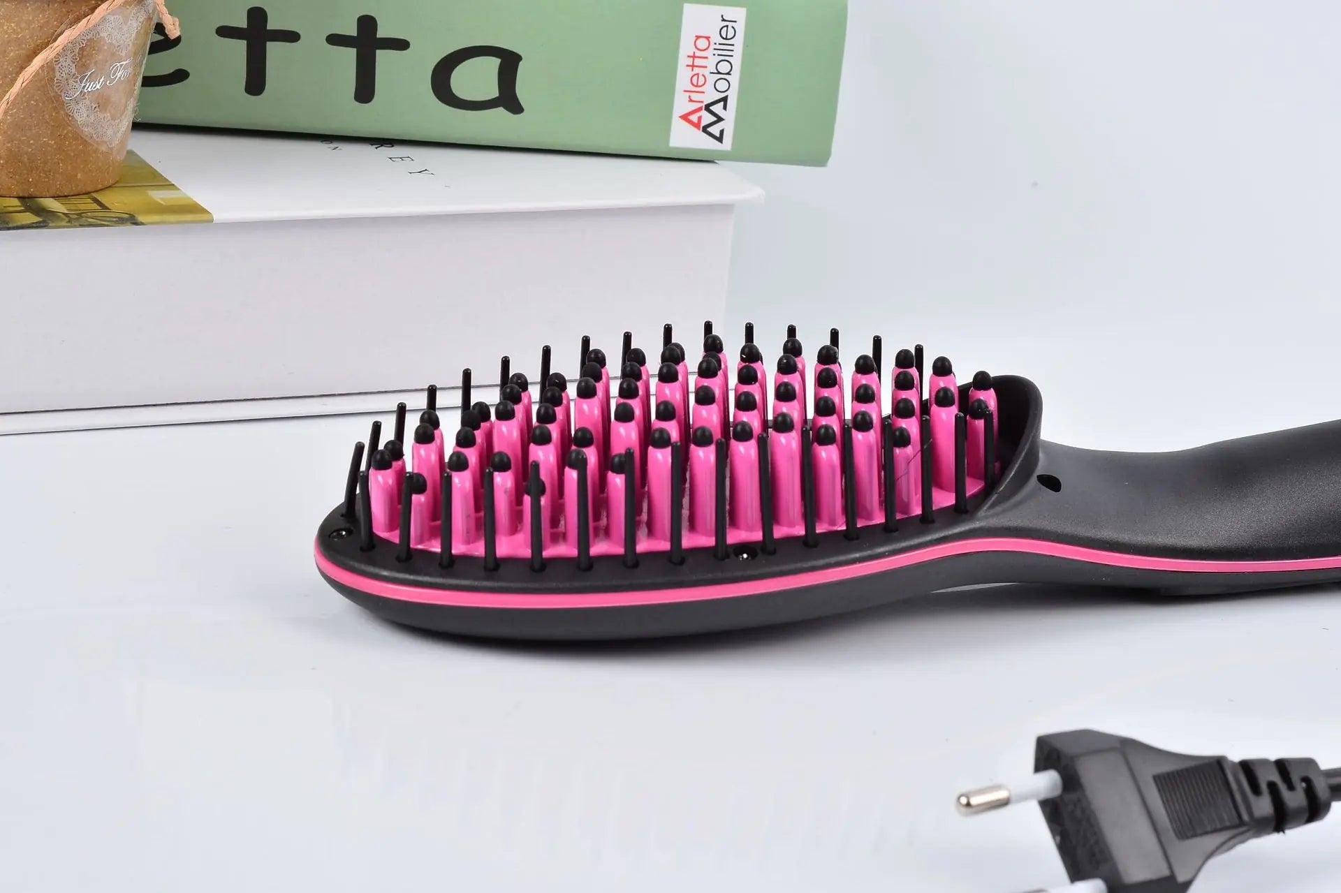 Ceramic Hair Straightener and Styling Brush Tools
