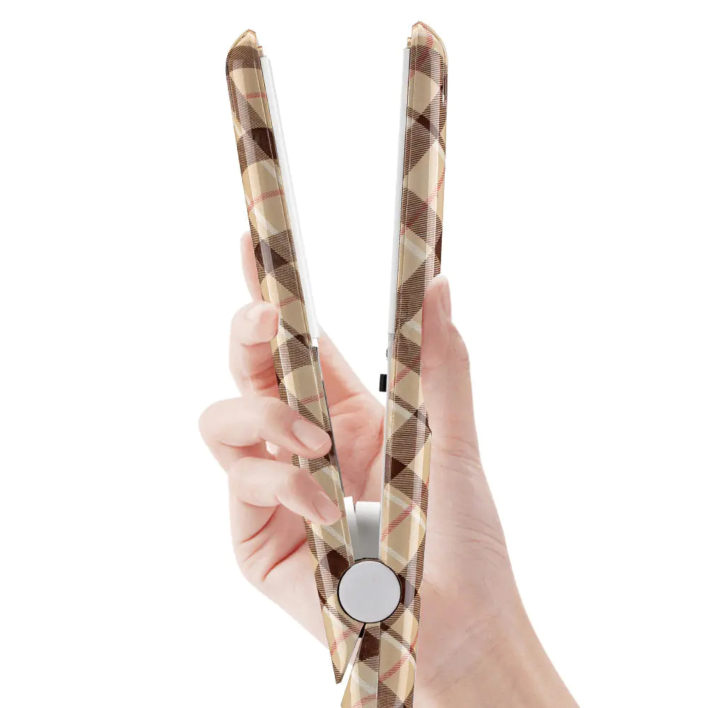 Mini Portable Hair Straightener and Curler Device