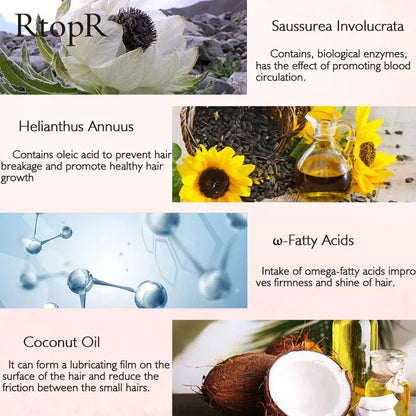 RtopR Herbal Hair Oil for Hair Growth and Nourishment - NOORWA
