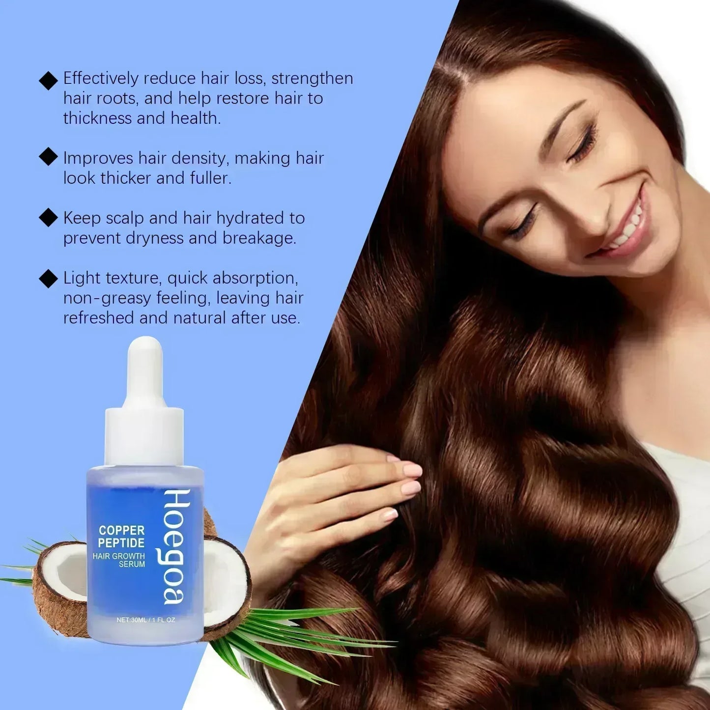 Copper Peptide Hair Growth Serum - www.noorwa.com