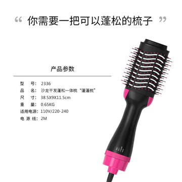 Curling Hair Dryer, Ionic Straightener, Infrared Hot Comb