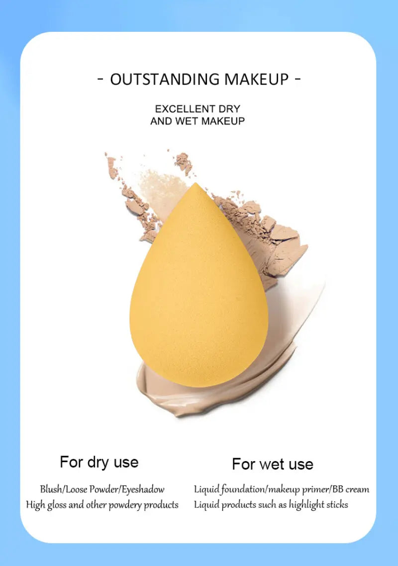Flawless Makeup Sponge Set: Radiant Results, Easy Routine