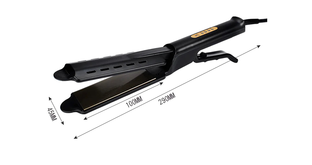 4-Temperature Setting Hair Straightener and Iron